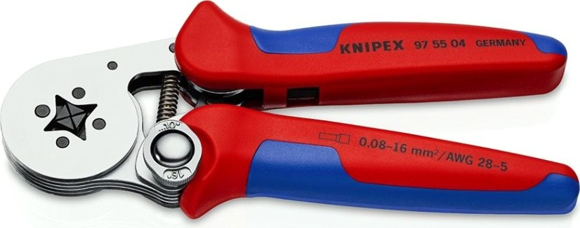 Пресс-клещи для контактных гильз KNIPEX 975504 180 мм [KN-975504]
