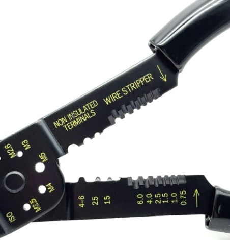 Пресс-клещи FELO 59232040 для изолир. и неизолир. наконечников 0,75-6 мм2