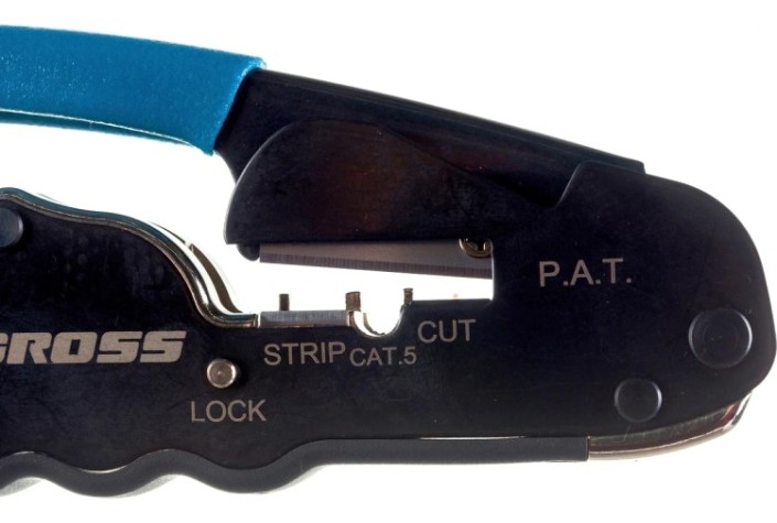 Пресс-клещи GROSS 17723 для обжима телеф. и компьют. клемм RJ45, 8P и RJ11