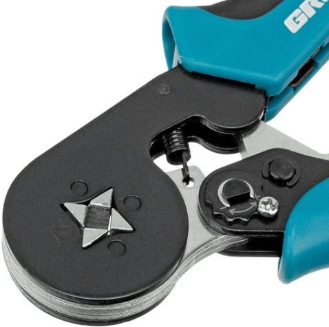 Пресс-клещи GROSS 17724 для обжима наконечников электропроводов 0,25-8 мм2 Пресс-клещи GROSS 17724 для обжима наконечников электропроводов 0,25-8 мм2