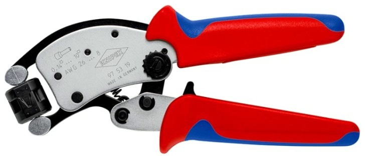 Пресс-клещи KNIPEX KN-975319 Twistor T для контактных гильз