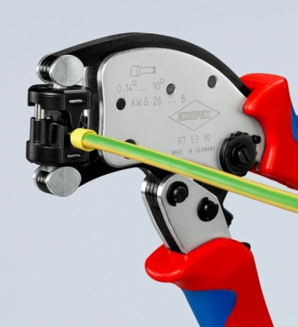 Пресс-клещи KNIPEX KN-975319SB Twistor T для контактных гильз