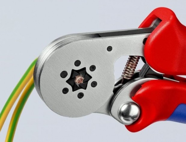 Пресс-клещи KNIPEX KN-975514 для контактных гильз DIN 46228