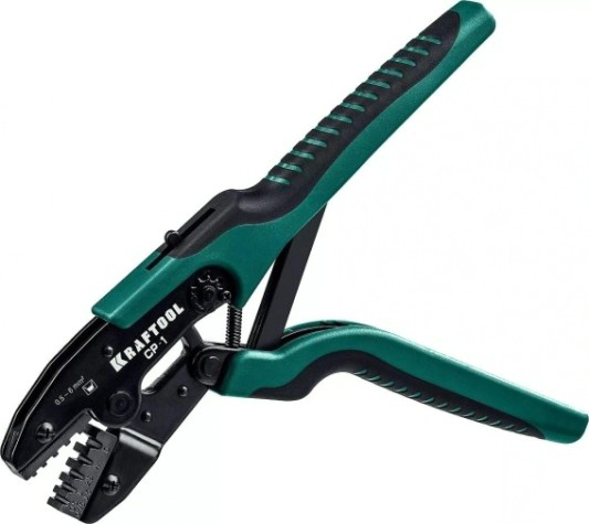 Пресс-клещи KRAFTOOL CP-1 для втулочных наконечников 0.5-6 мм.кв, [45461-1]