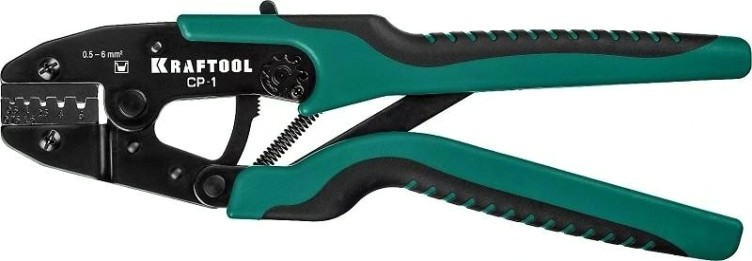 Пресс-клещи KRAFTOOL CP-1 для втулочных наконечников 0.5-6 мм.кв, [45461-1]