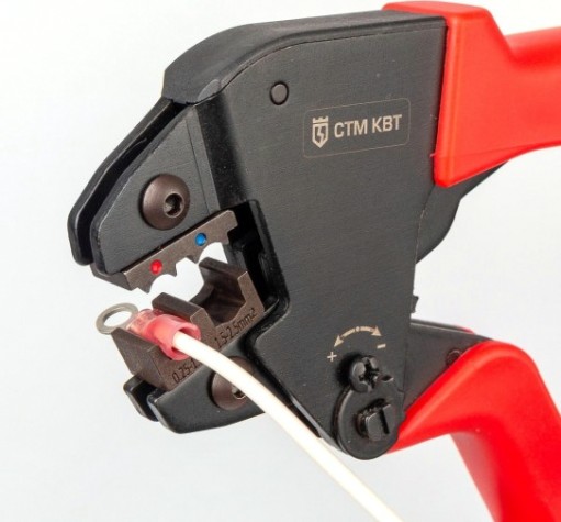 Пресс-клещи КВТ CTM с набором матриц ctm [78862]