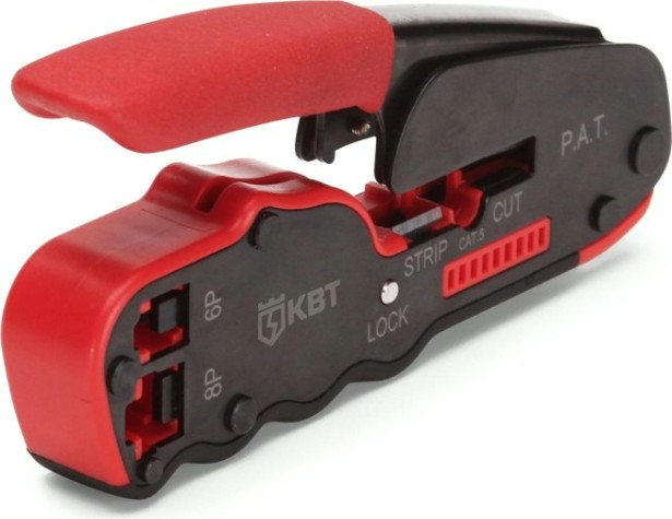 Пресс-клещи КВТ JT-04 для rj разъемов [67376]