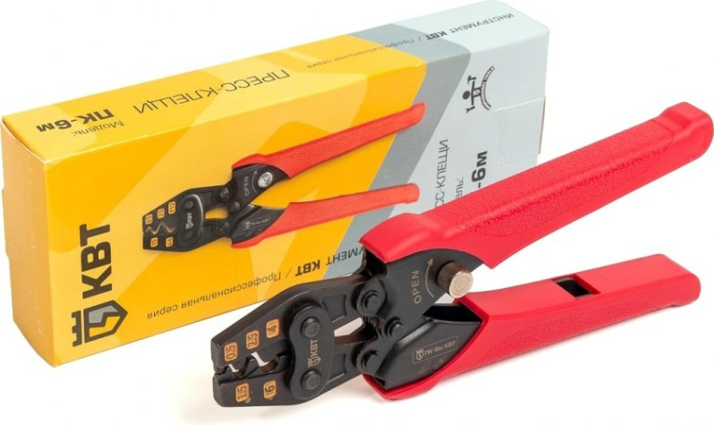 Пресс-клещи КВТ ПК-6м [78865]