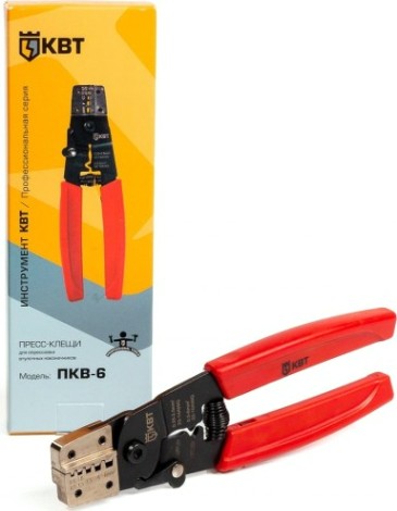 Пресс-клещи КВТ ПКВ-6 [80754]