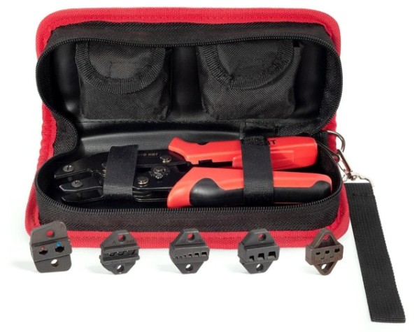 Пресс-клещи КВТ СТС+5 5 матриц в сумке [86875]