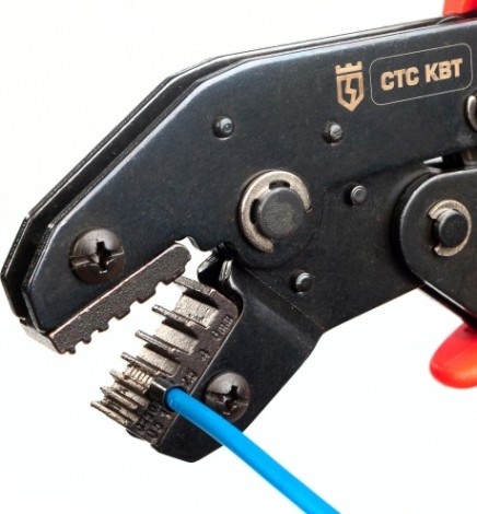 Пресс-клещи КВТ СТС с набором матриц стс-в [85272]