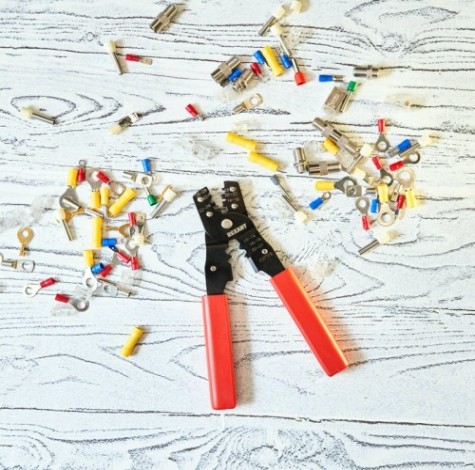 Пресс-клещи REXANT HT-202B для обжима автоклемм [12-3032]