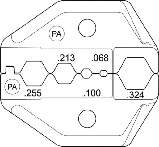 Пресс-клещи REXANT HT-301PA для обжима F и BNC разъемов [12-3214]