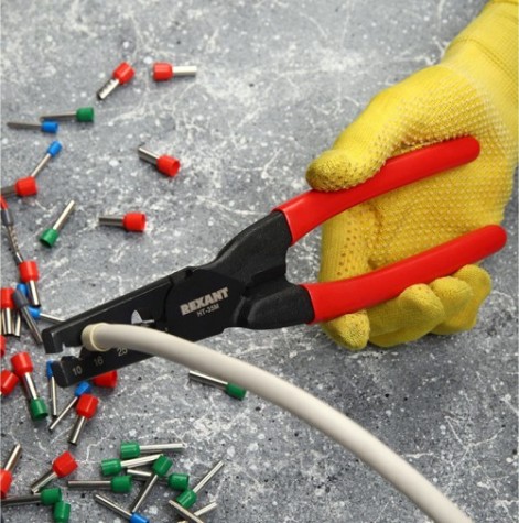 Пресс-клещи REXANT HT-35M для обжима втулочных наконечников [12-3209]