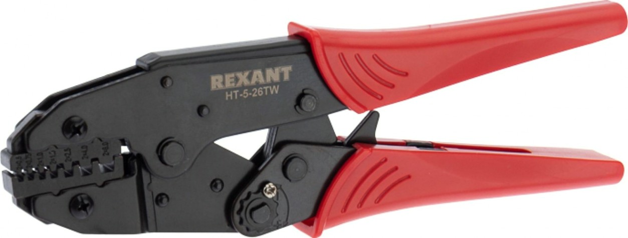 Пресс-клещи REXANT HT-5-26TW для обжима двойных штыревых наконечников [12-3222]