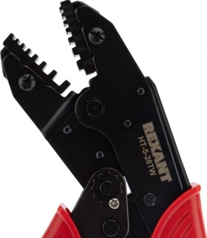 Пресс-клещи REXANT HT-5-26TW для обжима двойных штыревых наконечников [12-3222]