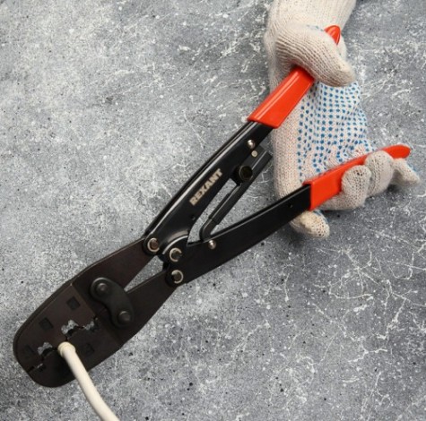 Пресс-клещи REXANT HT-50WF механические для обжима втулочных наконечников [12-3220]