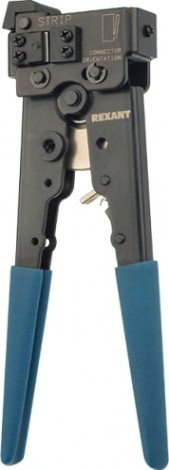 Пресс-клещи REXANT HT-808 PROFI для обжима торцевой [12-3453]