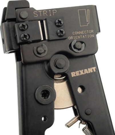 Пресс-клещи REXANT HT-808 PROFI для обжима торцевой [12-3453]