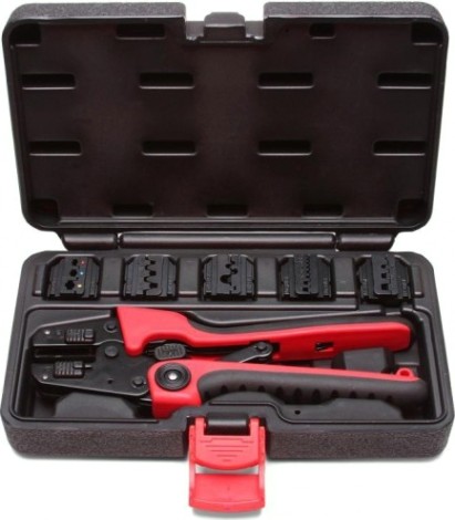 Пресс-клещи с набором матриц КВТ CTD [78315]