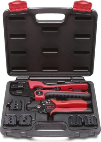 Пресс-клещи с набором матриц КВТ CTE [78316]