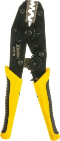 Пресс-клещи STAYER SPK-10 для медных наконечников и гильз 0.5-10 мм.кв, prof [45440]