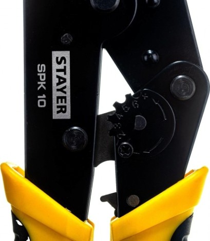 Пресс-клещи STAYER SPK-10 для медных наконечников и гильз 0.5-10 мм.кв, prof [45440]