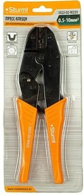 Пресс-клещи Sturm 1022-02-W225 для неизолированных медных наконечников и гильз