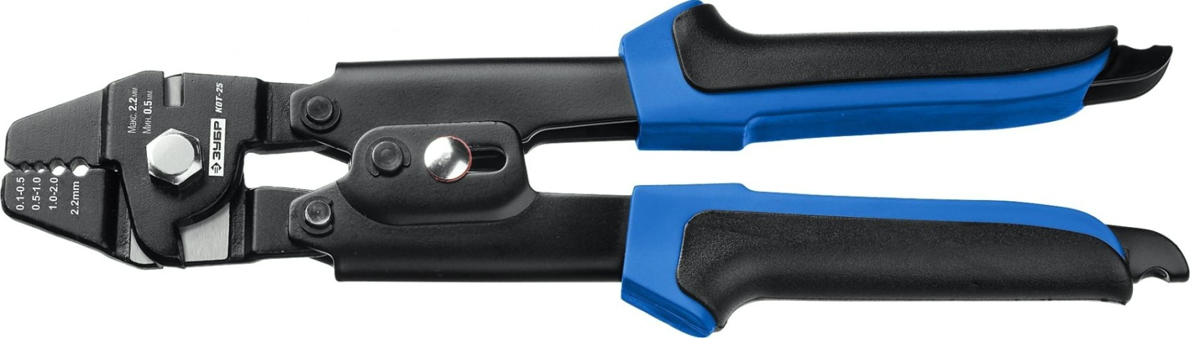 Пресс-клещи ЗУБР ПРОФЕССИОНАЛ кот-25 обжимные для тросовых зажимов, 250 мм. [23347]