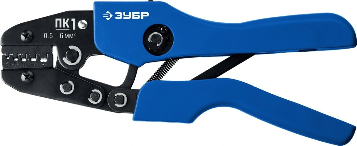 Пресс-клещи ЗУБР Профессионал ПК-1 для втулочных наконечников [45456-1]