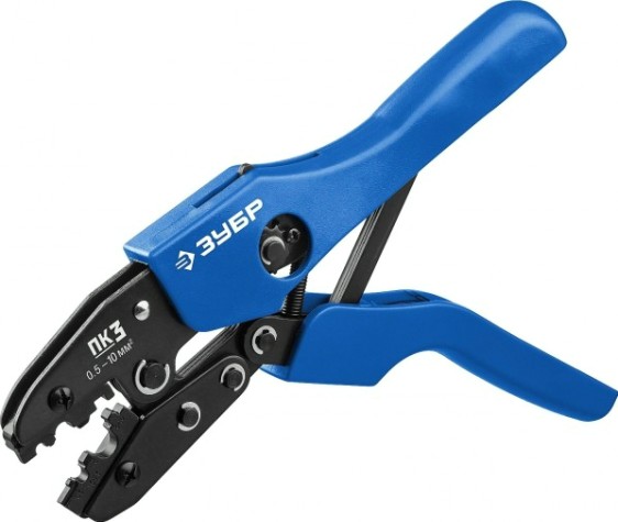 Пресс-клещи ЗУБР Профессионал ПК-3 для медных наконечников и гильз [45456-3]