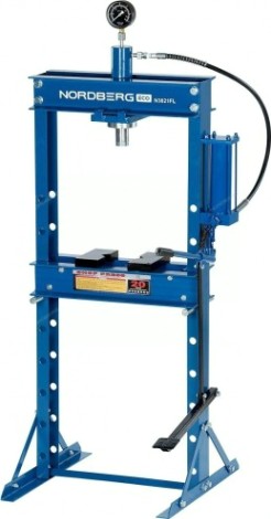 Пресс напольный NORDBERG N3621FL 20 тонн, разборная рама + ножное управление [ЦБ-0008600]