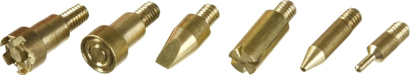 Прибор для выжигания ЗУБР Мастер с набором насадок 7шт. и красками [55425]