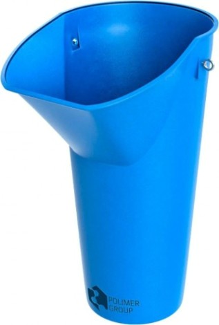 Приемная секция (воронка) POLIMER GROUP «Стандарт» синяя (с цепями) [SMS213]