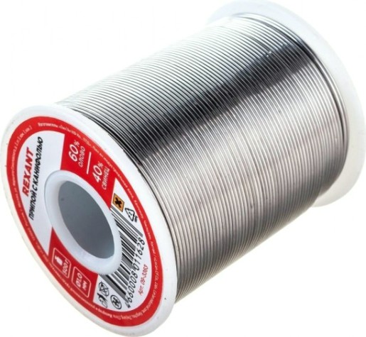 Припой c канифолью REXANT ПОС-61 d=1,0 мм 09-3363 [09-3363]