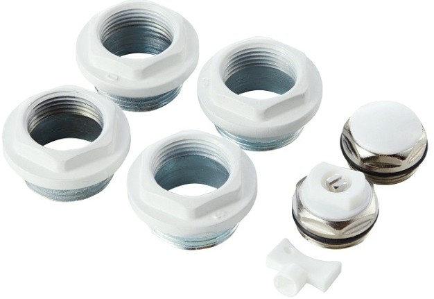 Присоединительный набор ROYAL THERMO 1"х3/4" белый RT3/4W, НС-1614213 [НС-1614213]