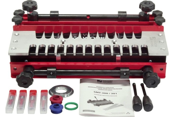 Приспособление для соединений (кондуктор) WOODWORK SMT-301 ласточкин хвост 4 фрезы [SMT-301]