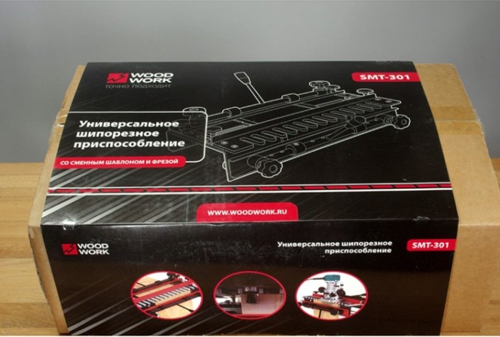Приспособление для соединений (кондуктор) WOODWORK SMT-301 ласточкин хвост 4 фрезы [SMT-301]