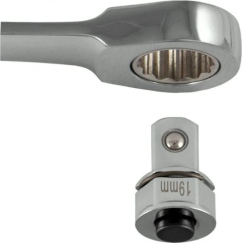 Привод-переходник JONNESWAY для ключа накидного 19 мм W45316S-AD12 1/2"DR [046012]