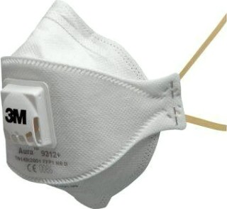 Противоаэрозольная фильтрующая полумаска 3M Aura™ 9312 10 шт/уп [7000034717]