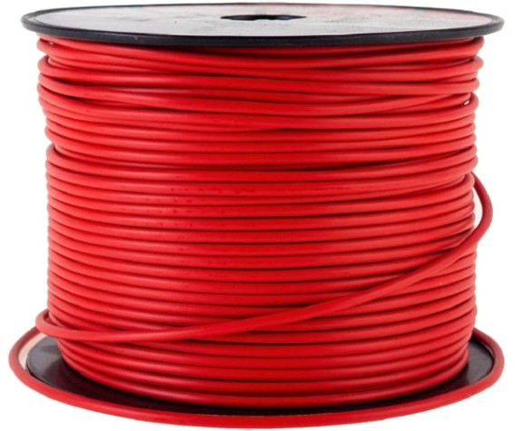 Провод REXANT 01-6544 ПГВА / ПВАМ 1х2.50мм², (бухта 100м), красный