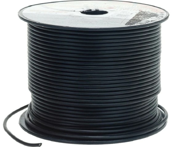 Провод REXANT 01-6546 ПГВА / ПВАМ 1х2.50мм², (бухта 100м), черный