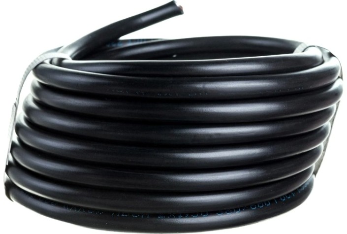 Провод REXANT 01-8033-5 ПВС 2x1,5 мм², черный, 5 м, ГОСТ