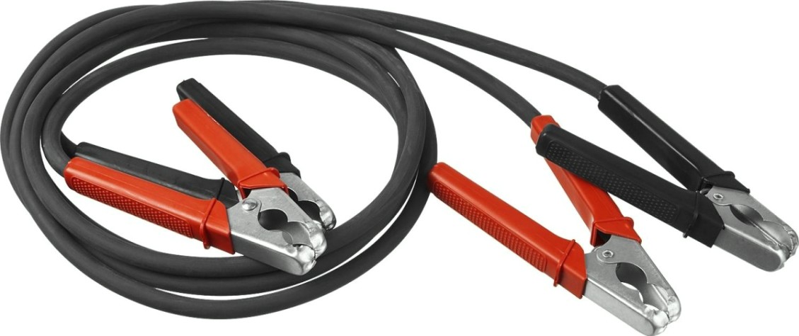 Провода для прикуривания ЗУБР пусковые морозостойкие (200 а, 2 м., в сумке) [59330-200-2]
