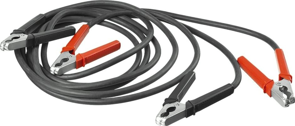 Провода вспомогательного запуска двигателя ЗУБР 59330-300-2.5 300А, 2,5 метра Провода вспомогательного запуска двигателя ЗУБР 59330-300-2.5 300А, 2,5 метра