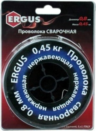 Проволока сварочная нержавеющая QUATTRO ELEMENTI 0,8 мм, 0,45 кг, блистер [770-407]