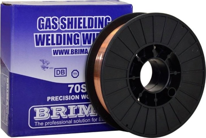 Проволока сварочная омедненная Brima 0,8мм 1кг СВ08Г2С (BRIMA-70-S)