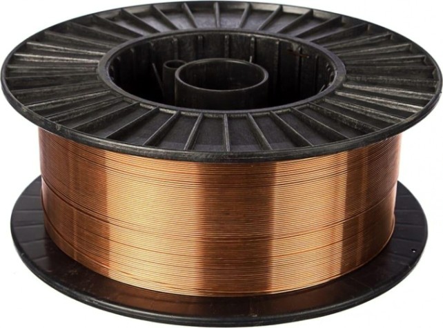 Проволока сварочная омедненная КРАТОН СВ-08Г2С, ЕR70S-6 0,8 мм, 15 кг [1 19 02 010]