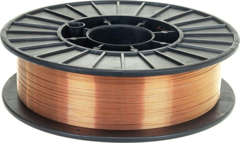 Проволока сварочная омедненная КРАТОН СВ-08Г2С, ЕR70S-6 0,8 мм, 5 кг [1 19 02 007]