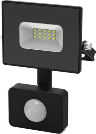 Прожектор GAUSS Elementary 20w 1300lm 6500к 175-265v ip65 черный с датчиком д [628511320]